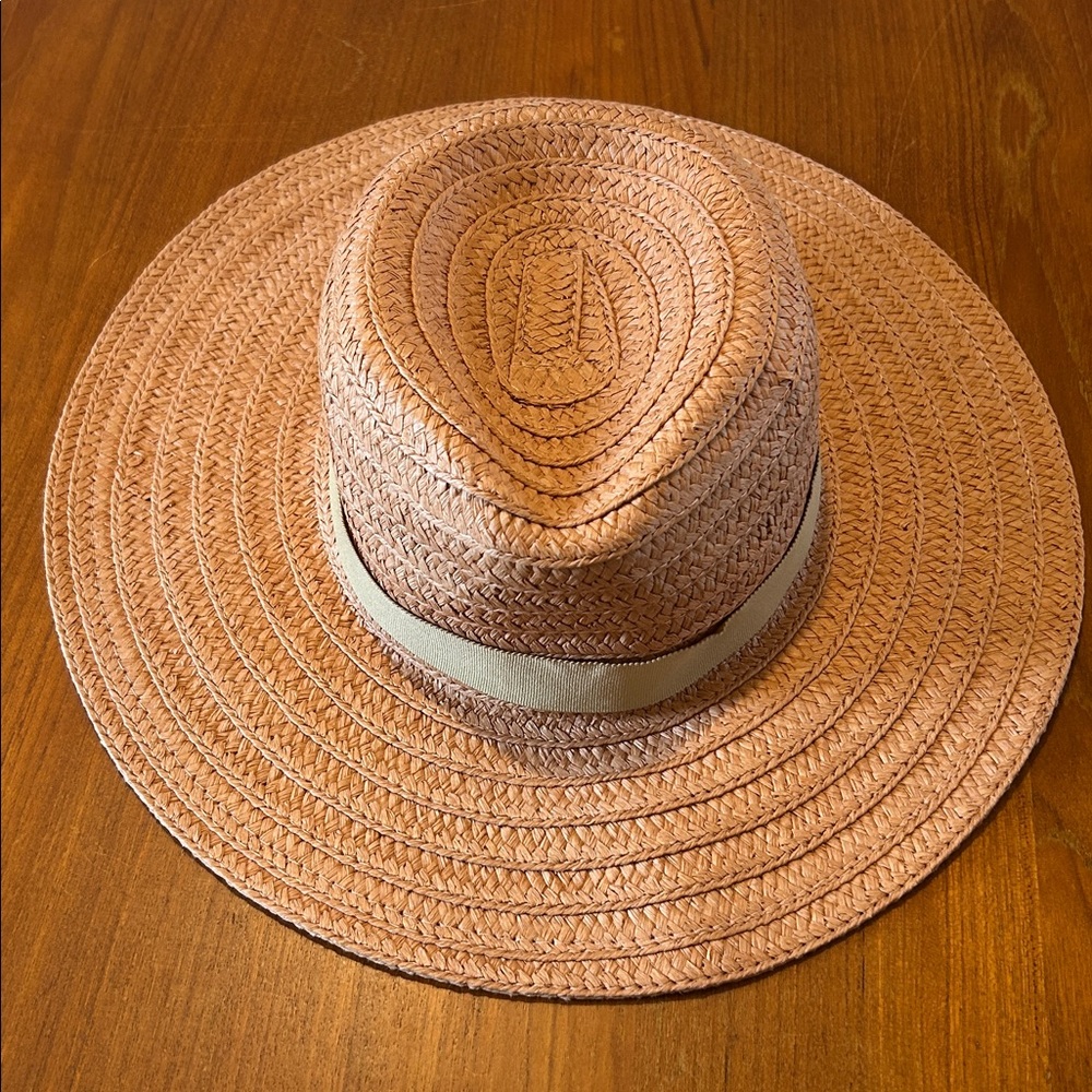 Madewell Packable Braided Straw Hat in Nutmeg